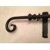 Solid 16mm Wrought Iron Curtain Pole Set with Scroll Finials  